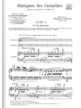Dialogues des Carmélites - POULENC - Partition - Opéras